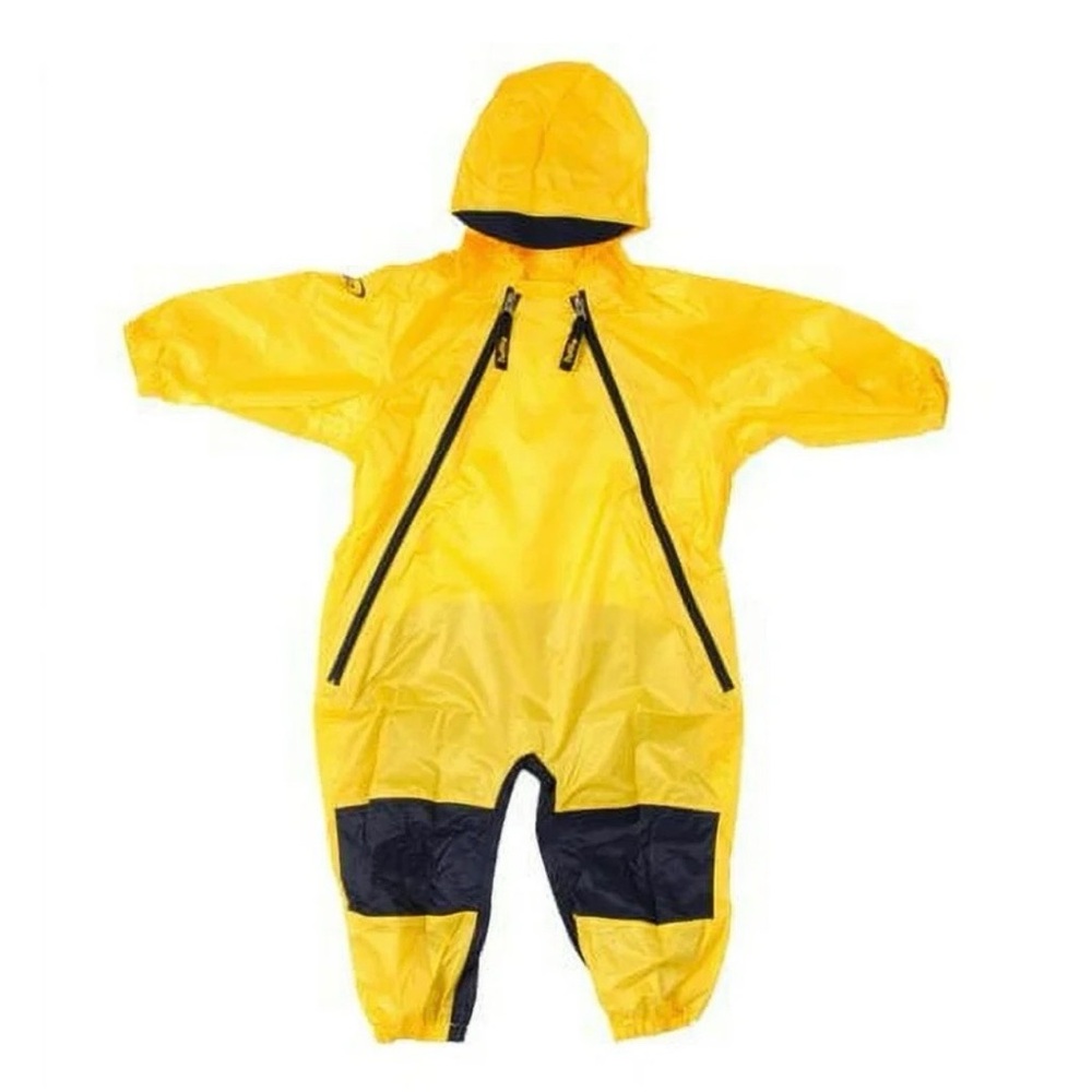 Yellow Karbon Hooded Rain Suit